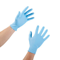Exam Glove McKesson Confiderm 4.5C Small NonSterile Nitrile Standard Cuff Length Textured Fingertips Blue Chemo Tested | 10Box/Case