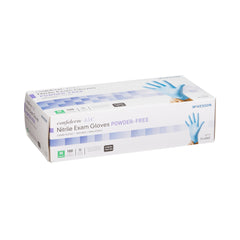 Exam Glove McKesson Confiderm 4.5C Medium NonSterile Nitrile Standard Cuff Length Textured Fingertips Blue Chemo Tested | 10Box/Case