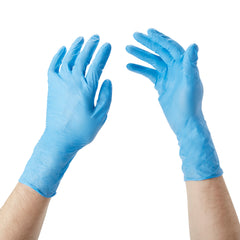 Exam Glove McKesson Confiderm 6.5CX X-Large NonSterile Nitrile Extended Cuff Length Textured Fingertips Blue Chemo Tested | 10Box/Case