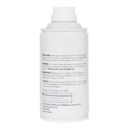 Shaving Cream McKesson Aerosol Can 11 oz.,Packaging Type- Box