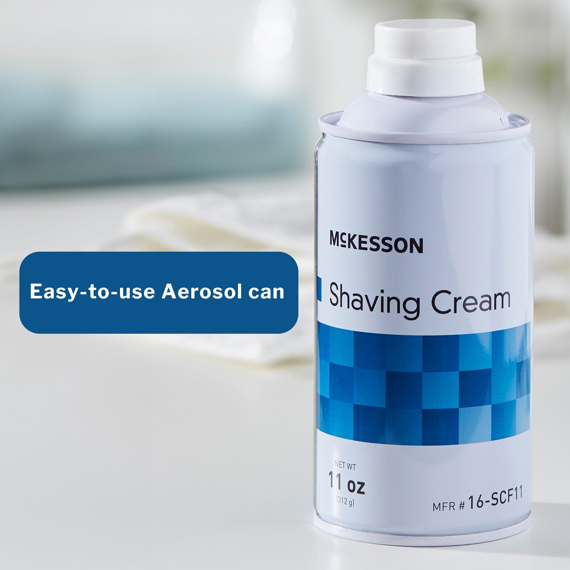 Shaving Cream McKesson Aerosol Can 11 oz., Packaging Type- Each