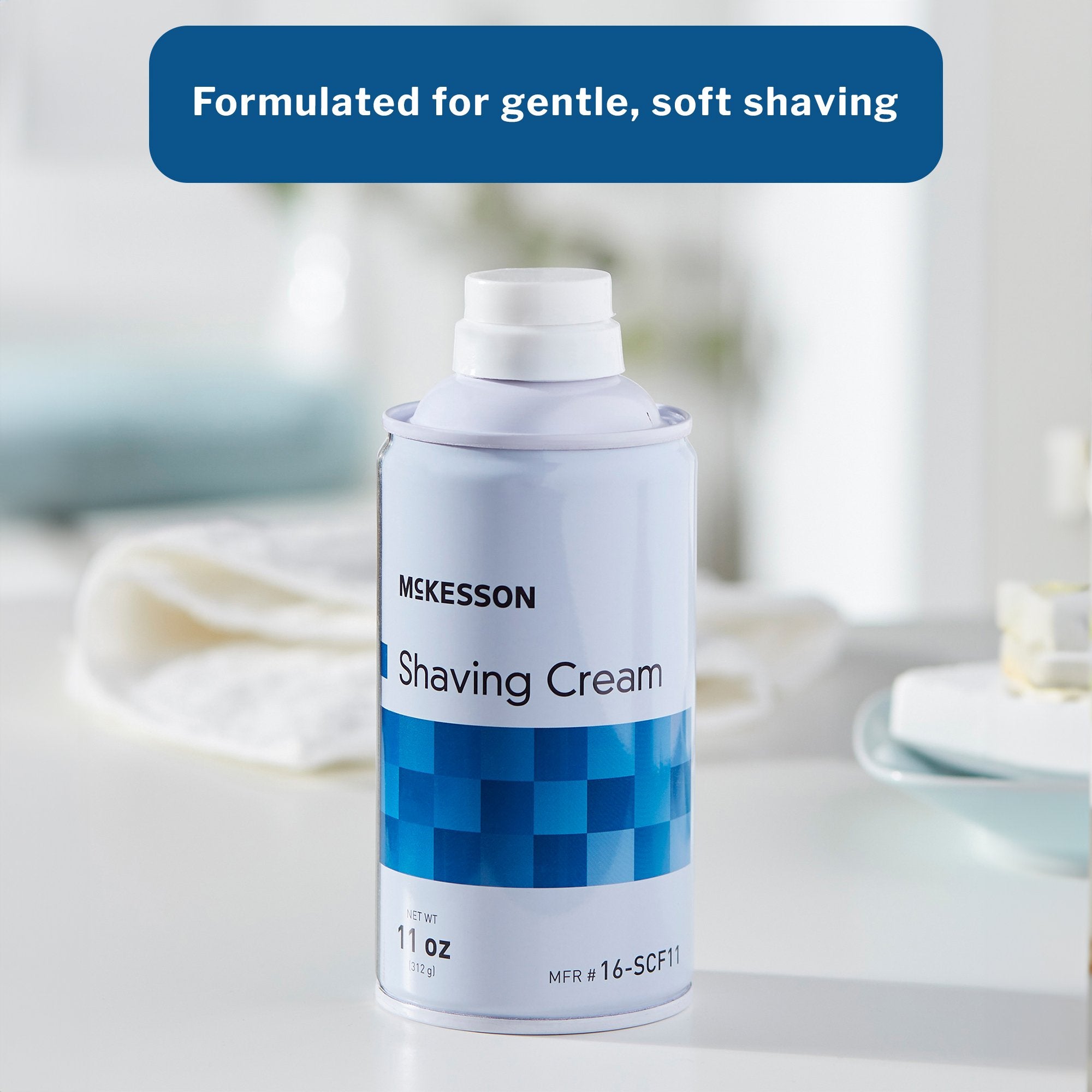 Shaving Cream McKesson Aerosol Can 11 oz., Packaging Type- Case