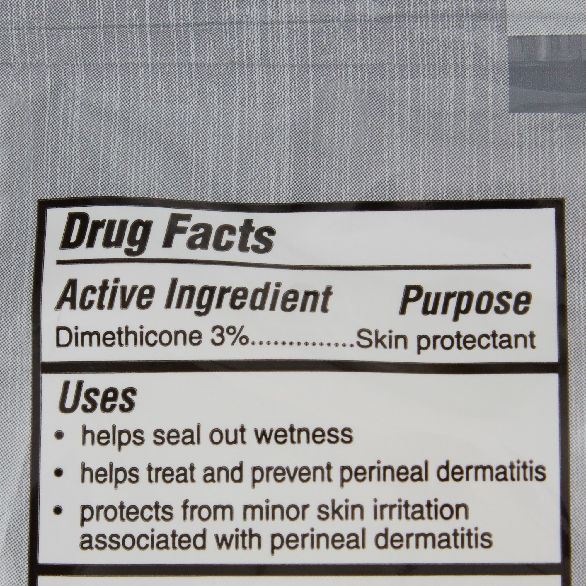 Incontinence Care Wipe Comfort Shield Soft Pack Unscented 3 Count