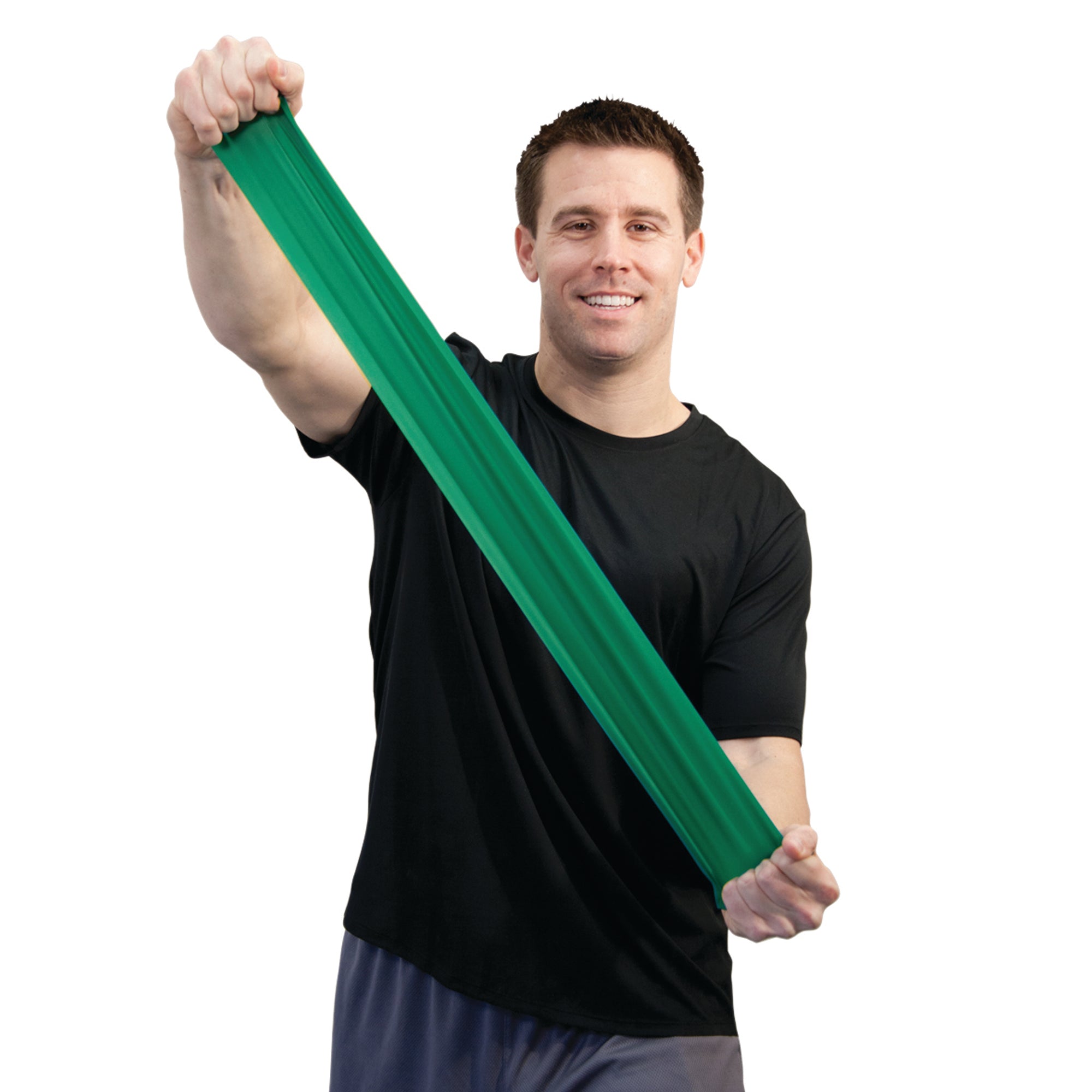 Exercise Resistance Band Sup-R Band Green 5 Inch X 50 Yard Medium Resistance,Packaging Type- Each