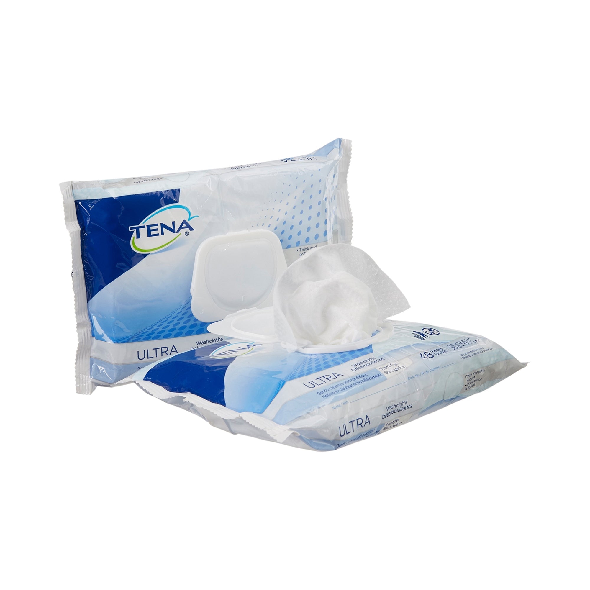 Personal Cleansing Wipe TENA ProSkin Ultra Soft Pack Unscented 48 Count, Packaging Type- Case