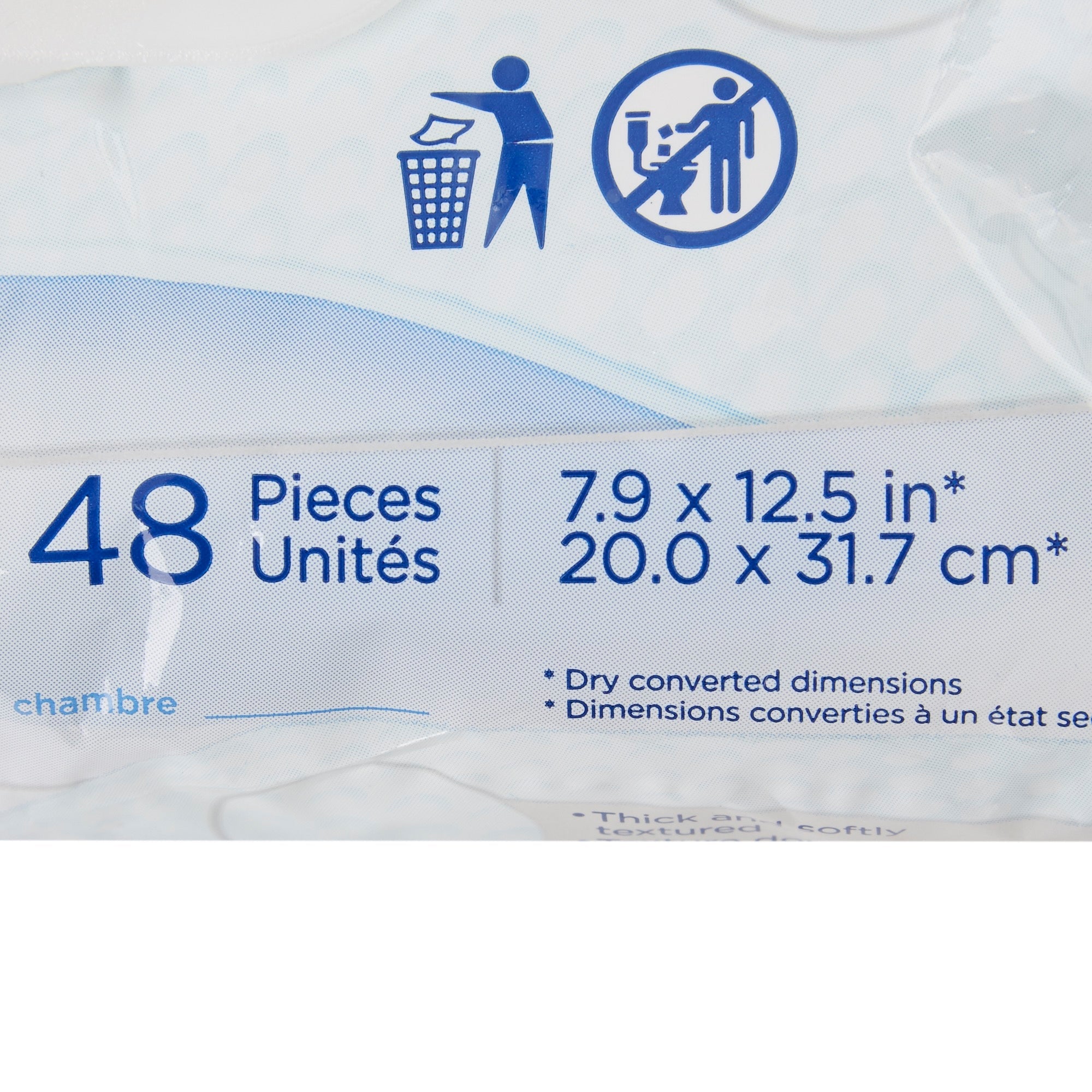 Personal Cleansing Wipe TENA ProSkin Ultra Soft Pack Unscented 48 Count, Packaging Type- Case