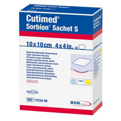 Gelling Fiber Wound Dressing Cutimed Sorbion Sachet S 4 X 4 Inch Square Sterile,Packaging Type- Box