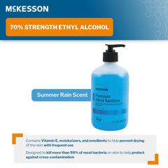Hand Sanitizer McKesson Premium 18 oz. Ethyl Alcohol Gel Pump Bottle, Packaging Type- Case