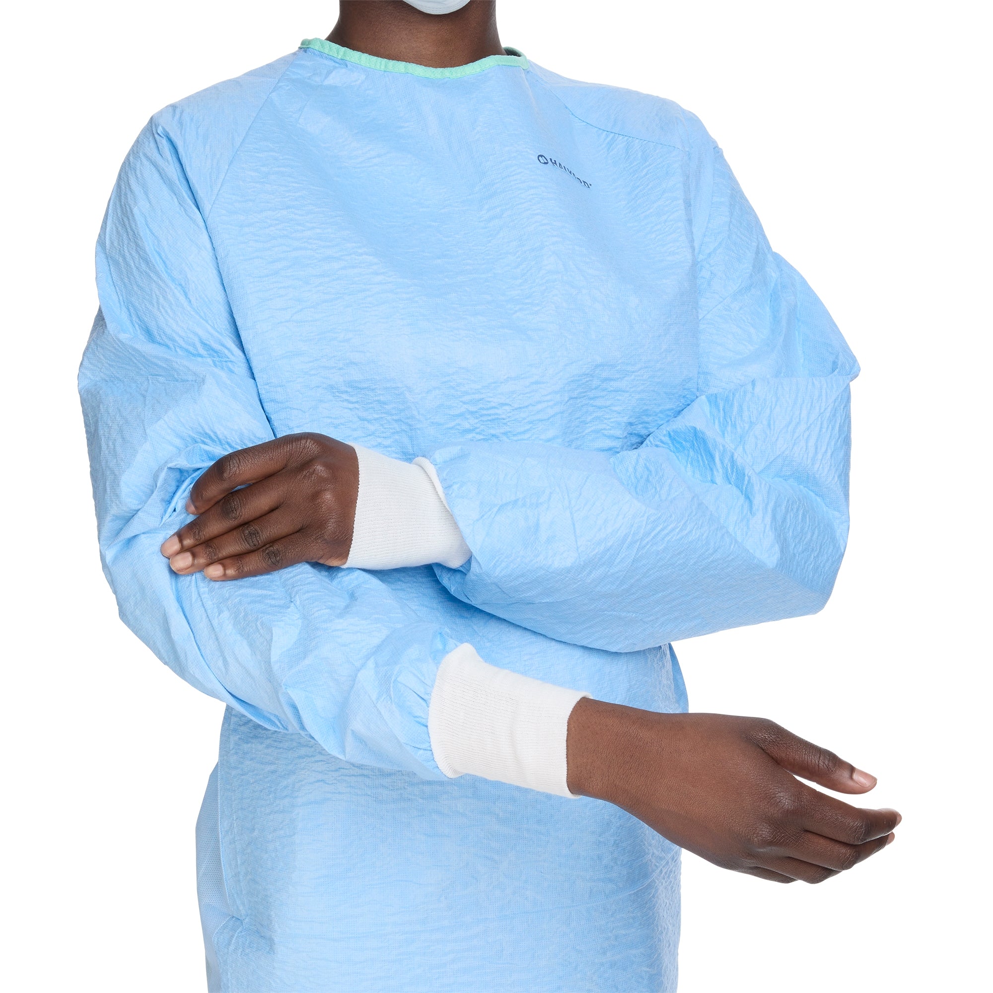 Surgical Gown with Towel Aero Blue Large Blue Sterile AAMI Level 3 Disposable, Packaging Type- Case