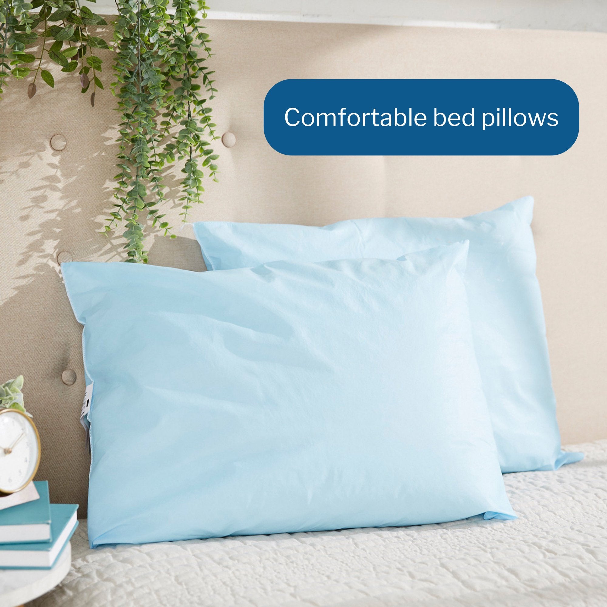 Bed Pillow McKesson 20 X 26 Inch Blue Reusable, Packaging Type- Case