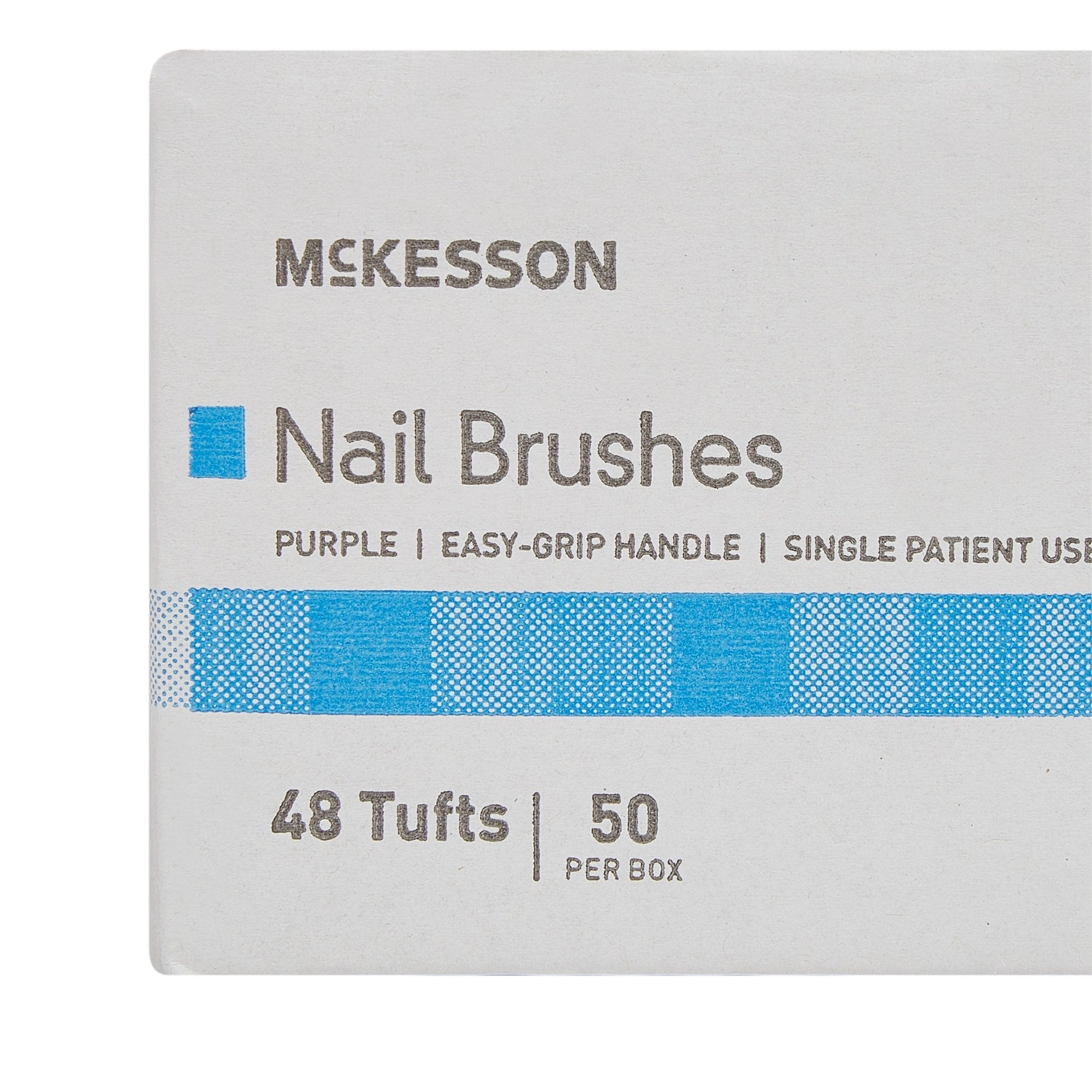 Nail Brush McKesson Soft Bristles Purple,Packaging Type- Box