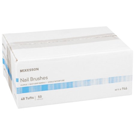 Nail Brush McKesson Soft Bristles Purple,Packaging Type- Box