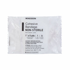 Cohesive Bandage McKesson 1 Inch X 5 Yard Self-adherent Closure Purple / Pink / Green / Light Blue / Royal Blue / Red NonSterile Standard Compression, Packaging Type- Case