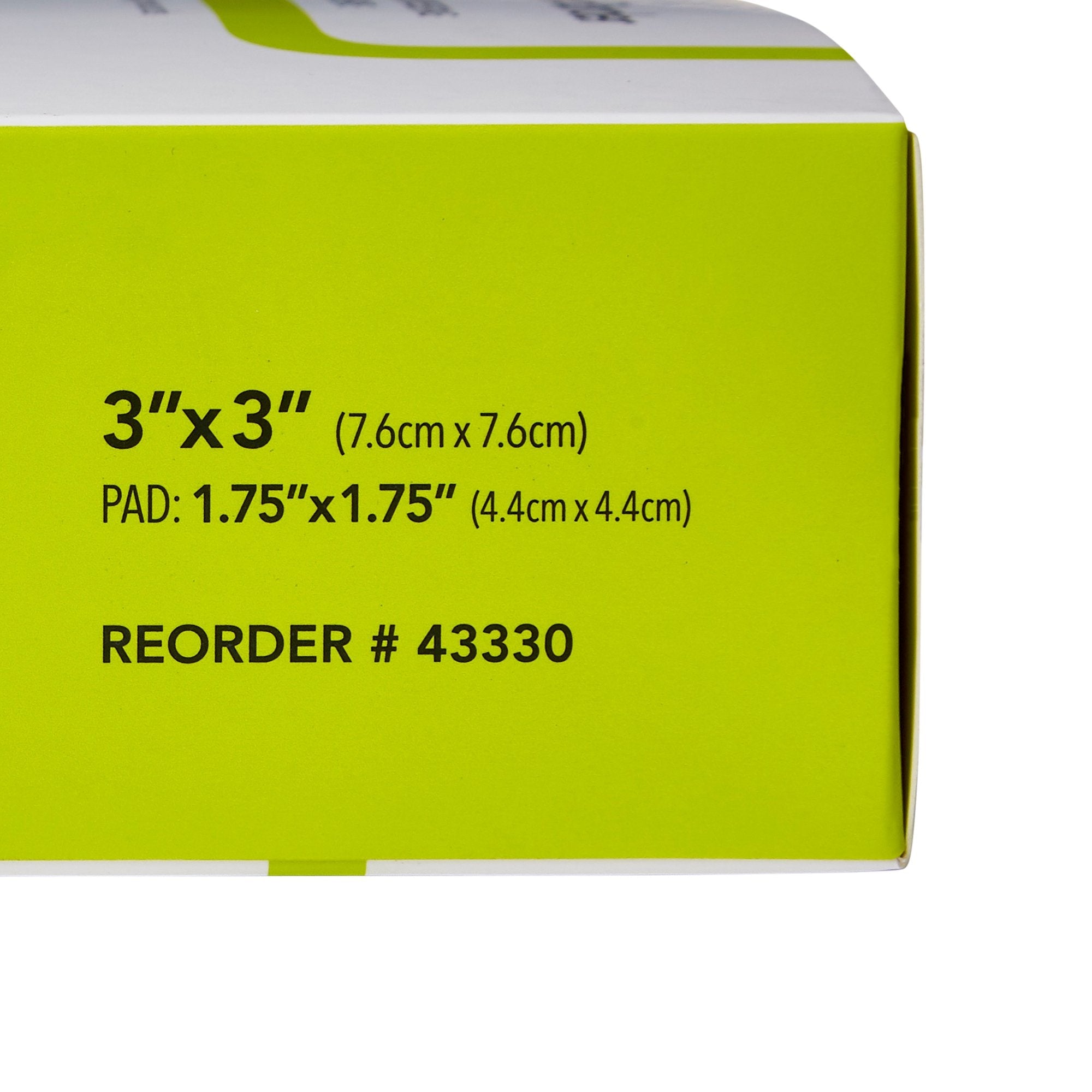 Foam Dressing ComfortFoam Border 3 X 3 Inch With Border Waterproof Backing Silicone Adhesive Square Sterile,Packaging Type- Box