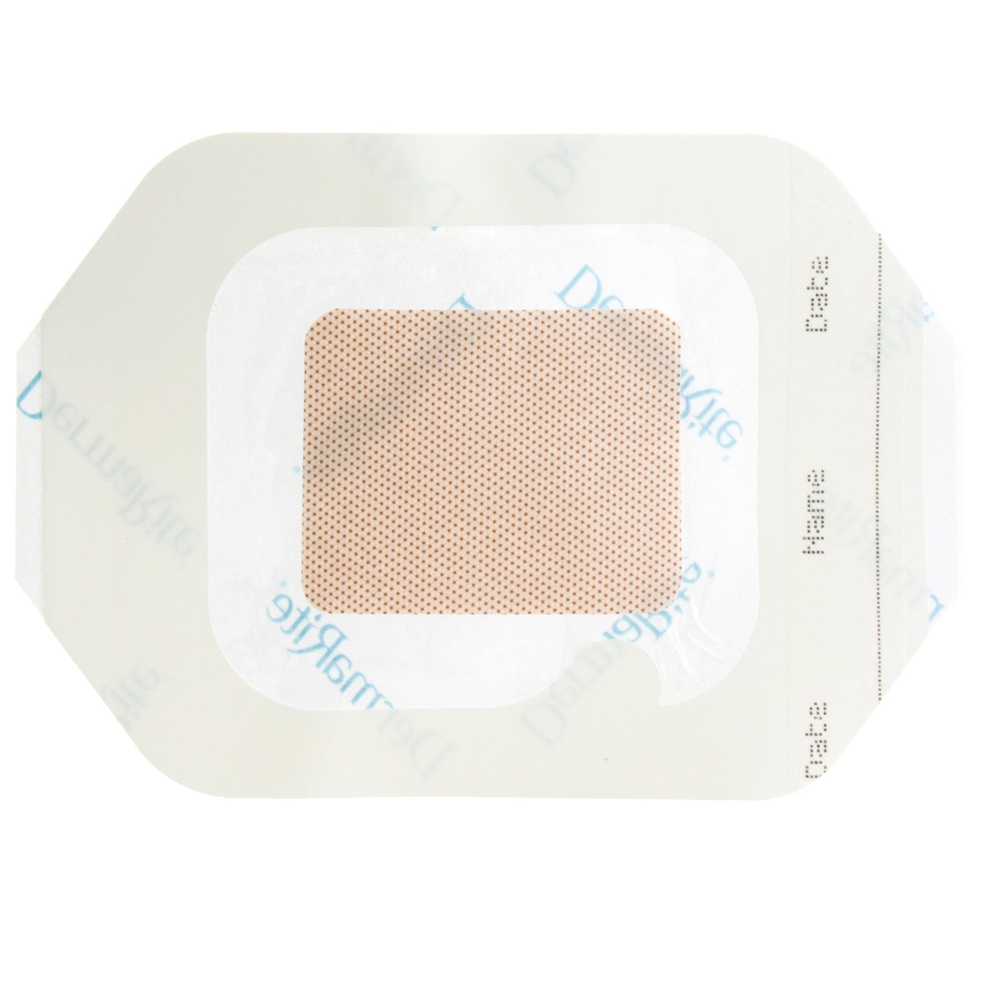Apósito de película transparente con almohadilla DermaView II™ Island, marco de 3-1/2 x 4 pulgadas, rectangular, estéril