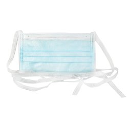 Surgical Mask Dukal ASTM Level 1 Tie Closure One Size Fits Most