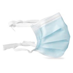 Surgical Mask Dukal ASTM Level 1 Tie Closure One Size Fits Most