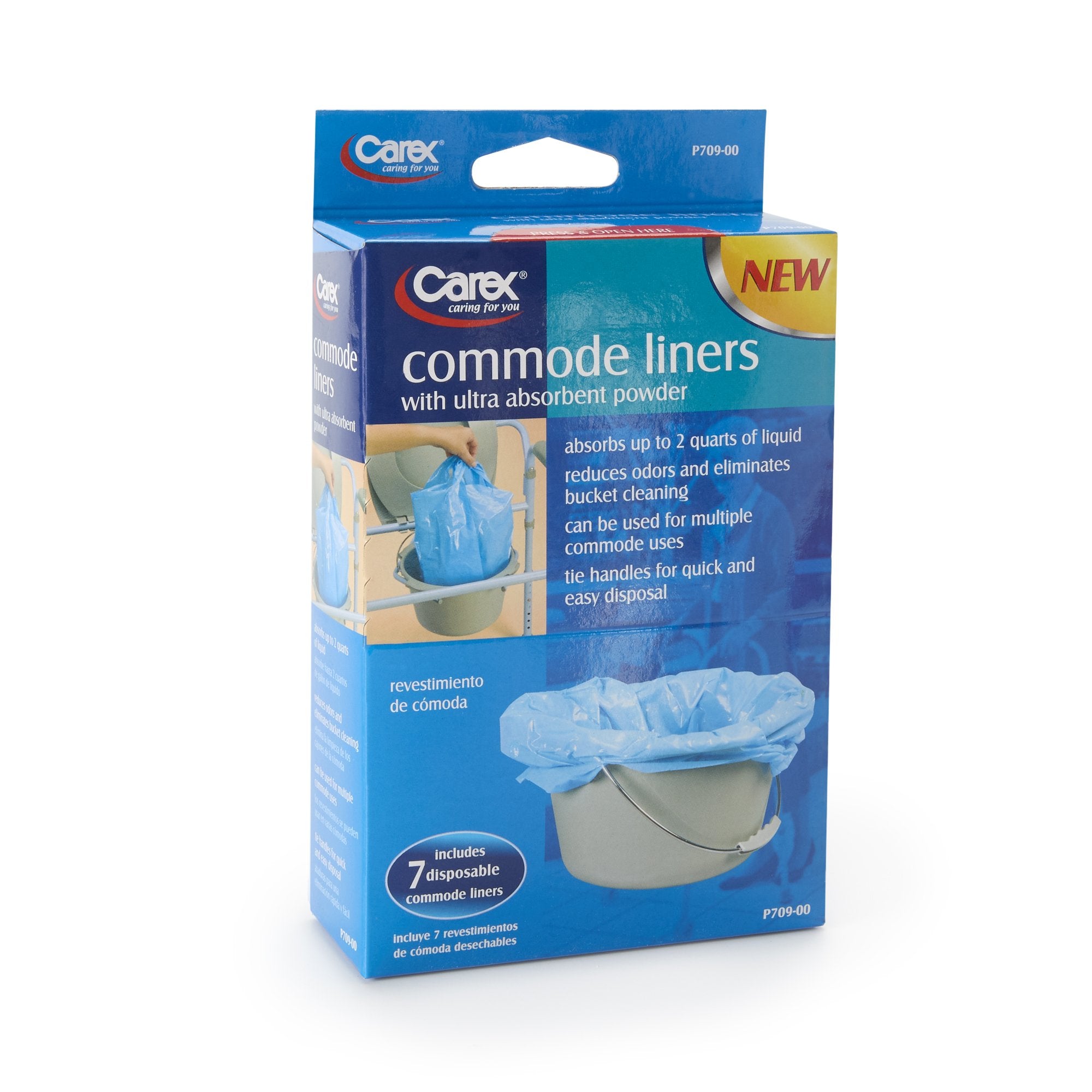 Carex Commode Liner, Packaging Type- Case