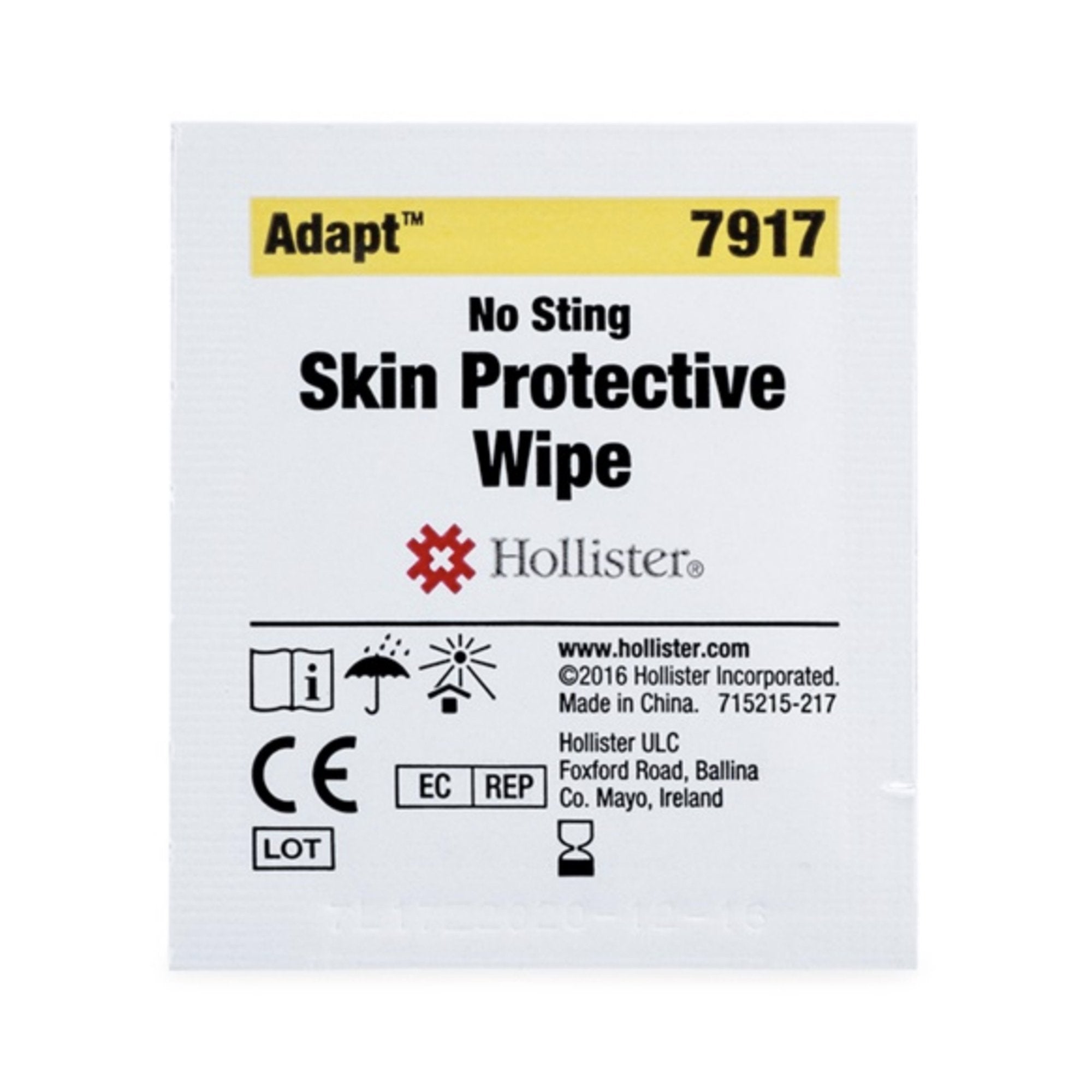 Skin Barrier Wipe Adapt No Sting 42% / 58% Strength Water / PVP / Butylene Glycol Individual Packet NonSterile, Packaging Type- Box