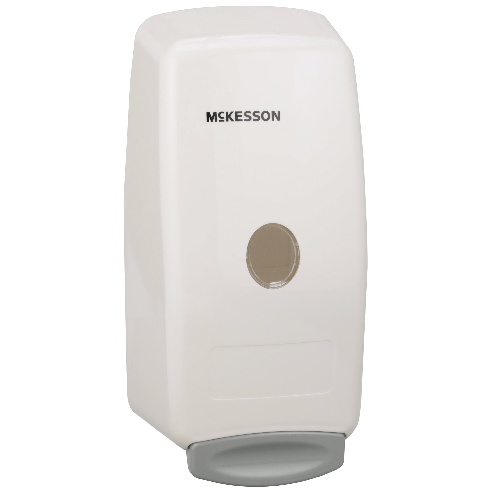 Hand Hygiene Dispenser McKesson White Plastic Manual Push 1000 mL Wall Mount,Packaging Type- Each
