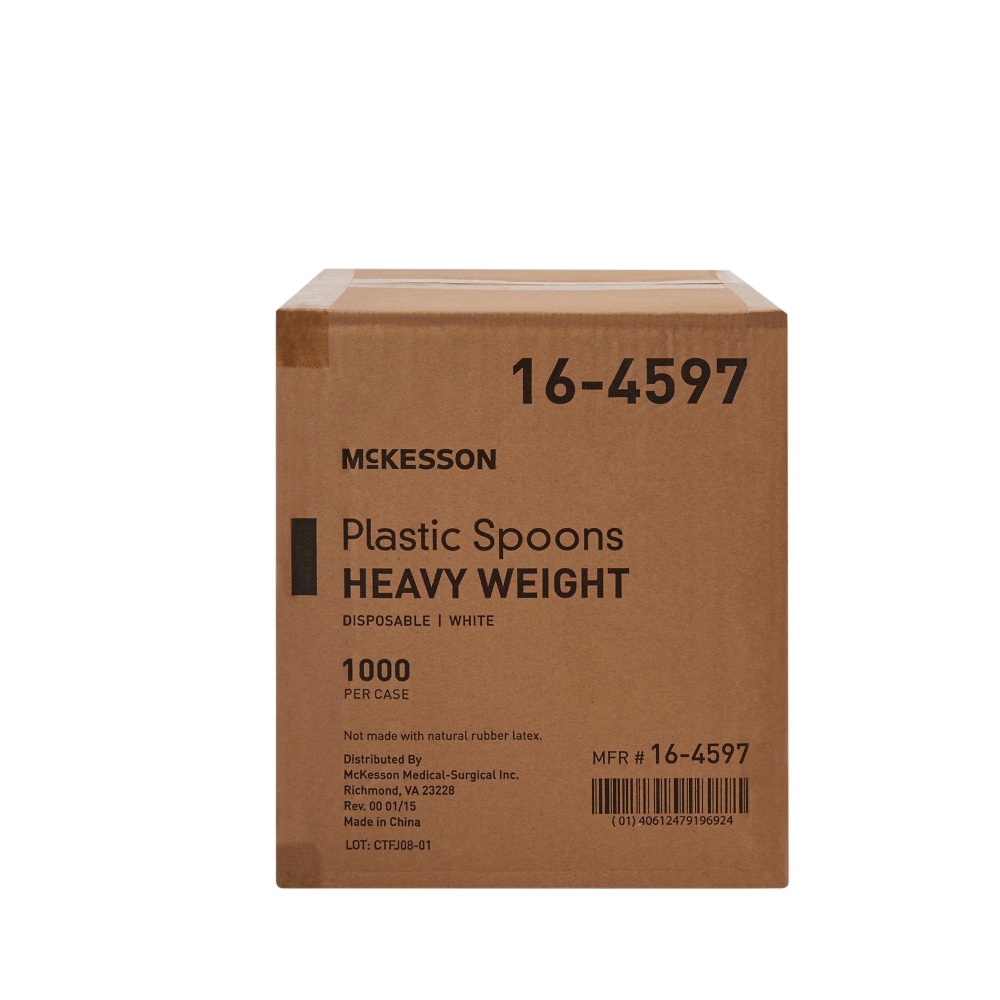 Spoon McKesson Heavy Weight White Polypropylene, Packaging Type- Case