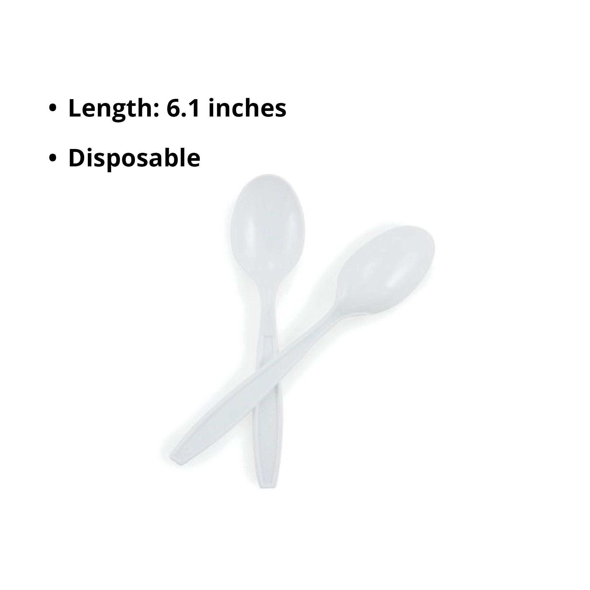 Spoon McKesson Heavy Weight White Polypropylene, Packaging Type- Case