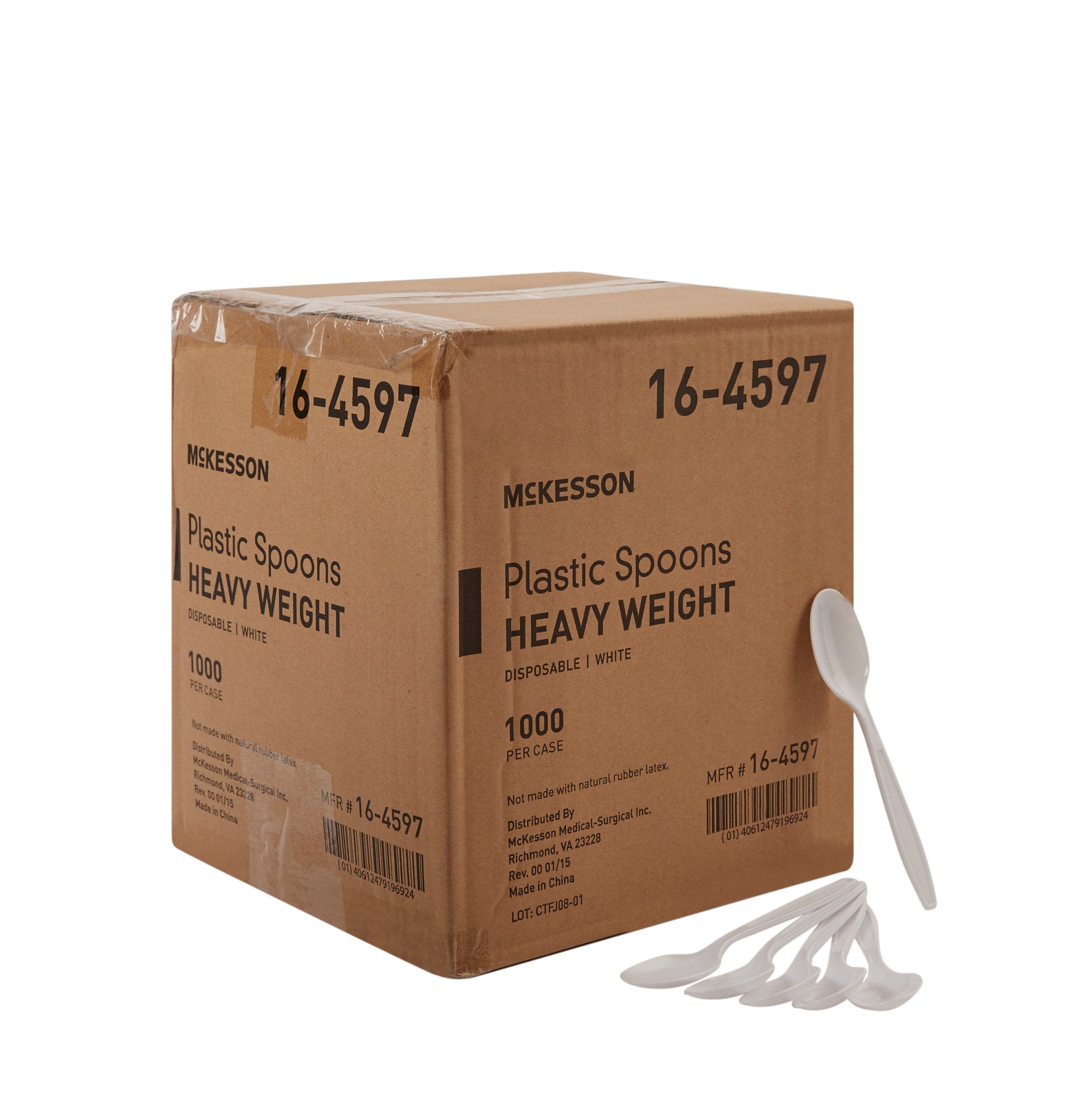 Spoon McKesson Heavy Weight White Polypropylene, Packaging Type- Case