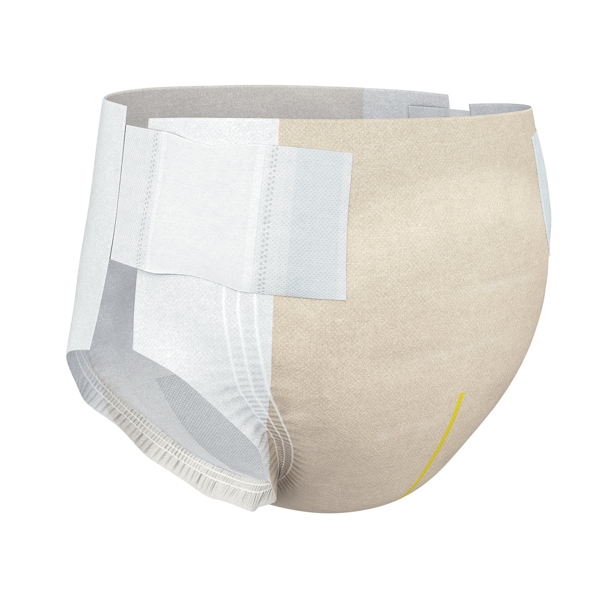Unisex Adult Incontinence Brief TENA Stretch Plus Large / X-Large Disposable Moderate Absorbency, Packaging Type- Case