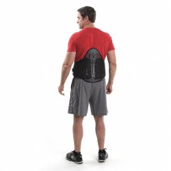 Back Brace Exos FORM II 637 Small / Medium Hook and Loop Strap Closure 28 to 50 Inch Waist Circumference Adult
