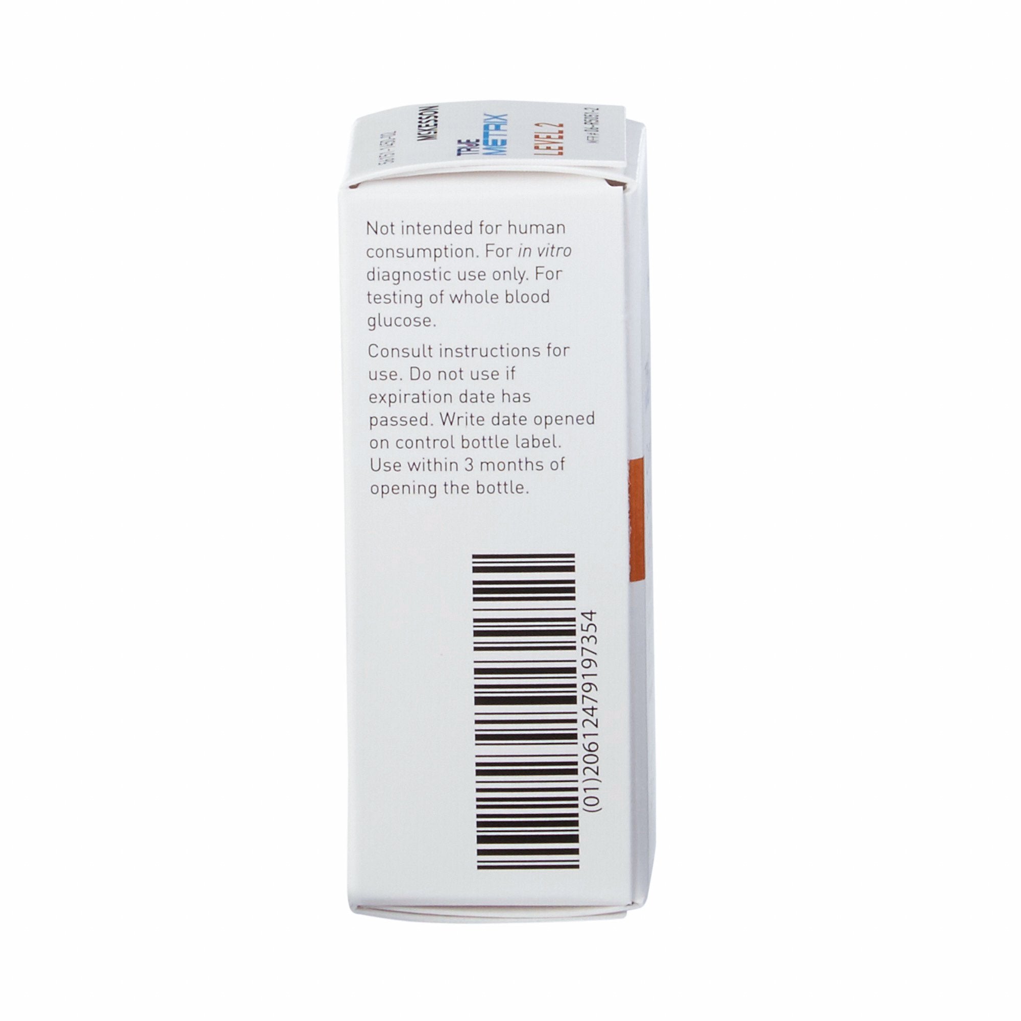 Blood Glucose Control Solution McKesson TRUE METRIX 3 mL Level 2, Packaging Type- Case