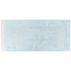 Sterilization Pouch McKesson Ethylene Oxide (EO) Gas / Steam 8 X 16 Inch Transparent Blue / White Self Seal Paper / Film