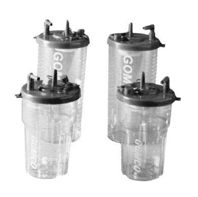 Suction Collection Bottle Kit Gomco 1100 mL Snap On Lid