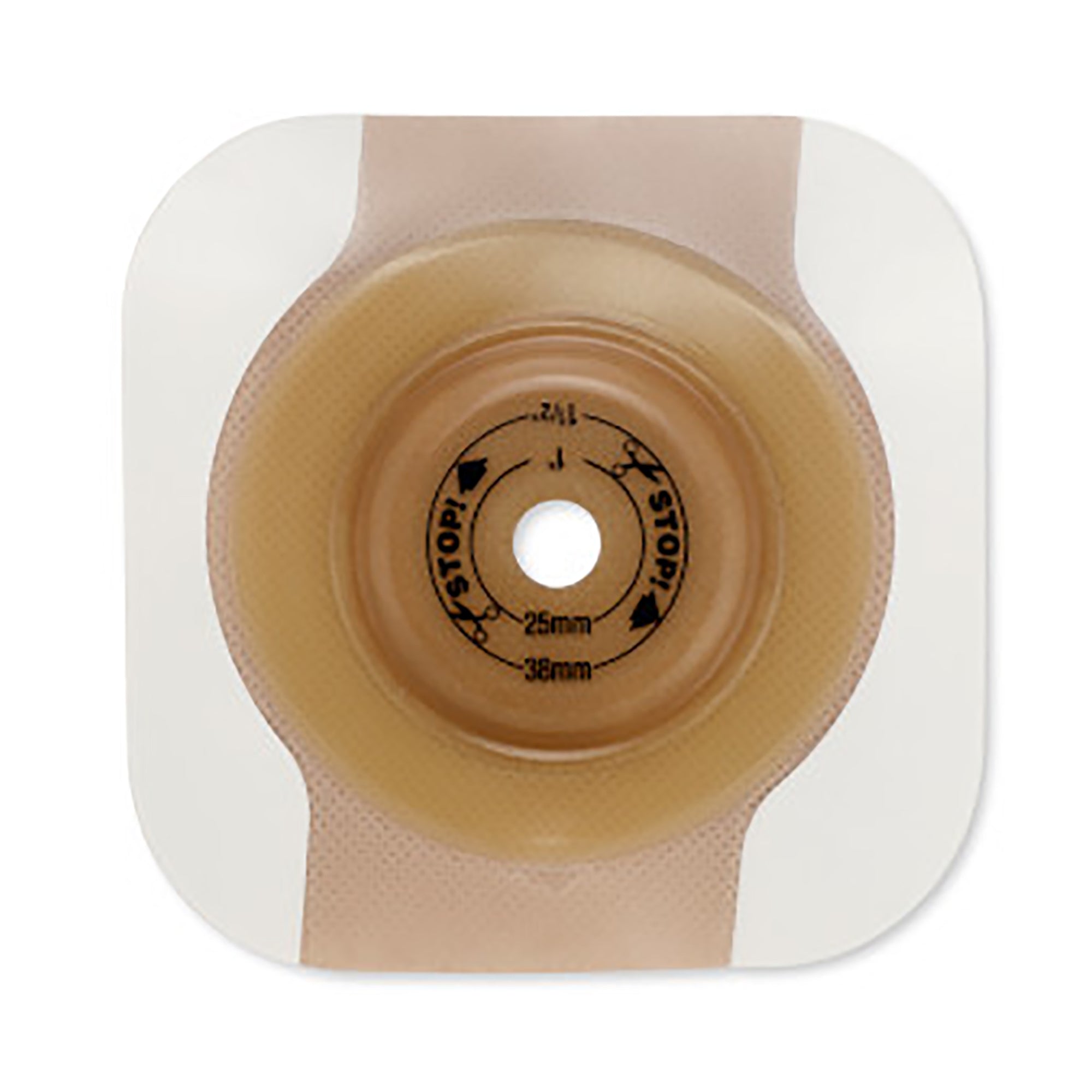 Ostomy Barrier New Image CeraPlus Trim to Fit, Extended Wear Adhesive Tape Borders 57 mm Flange Red Code System Up to 1-1/2 Inch Opening,Packaging Type- Each