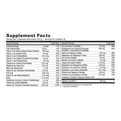 NanoVM 9-18 Years Vitamin & Mineral Supplement – Hypoallergenic Unflavored Powder, 275 g Jar