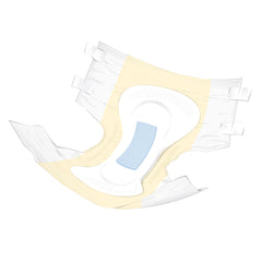 Unisex Adult Incontinence Brief McKesson Classic X-Large Disposable Light Absorbency, Packaging Type- Case