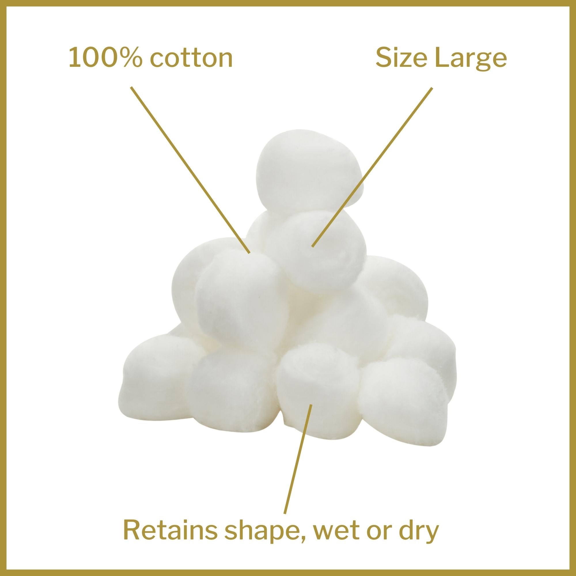 Cotton Ball McKesson Large NonSterile, Packaging Type- Case
