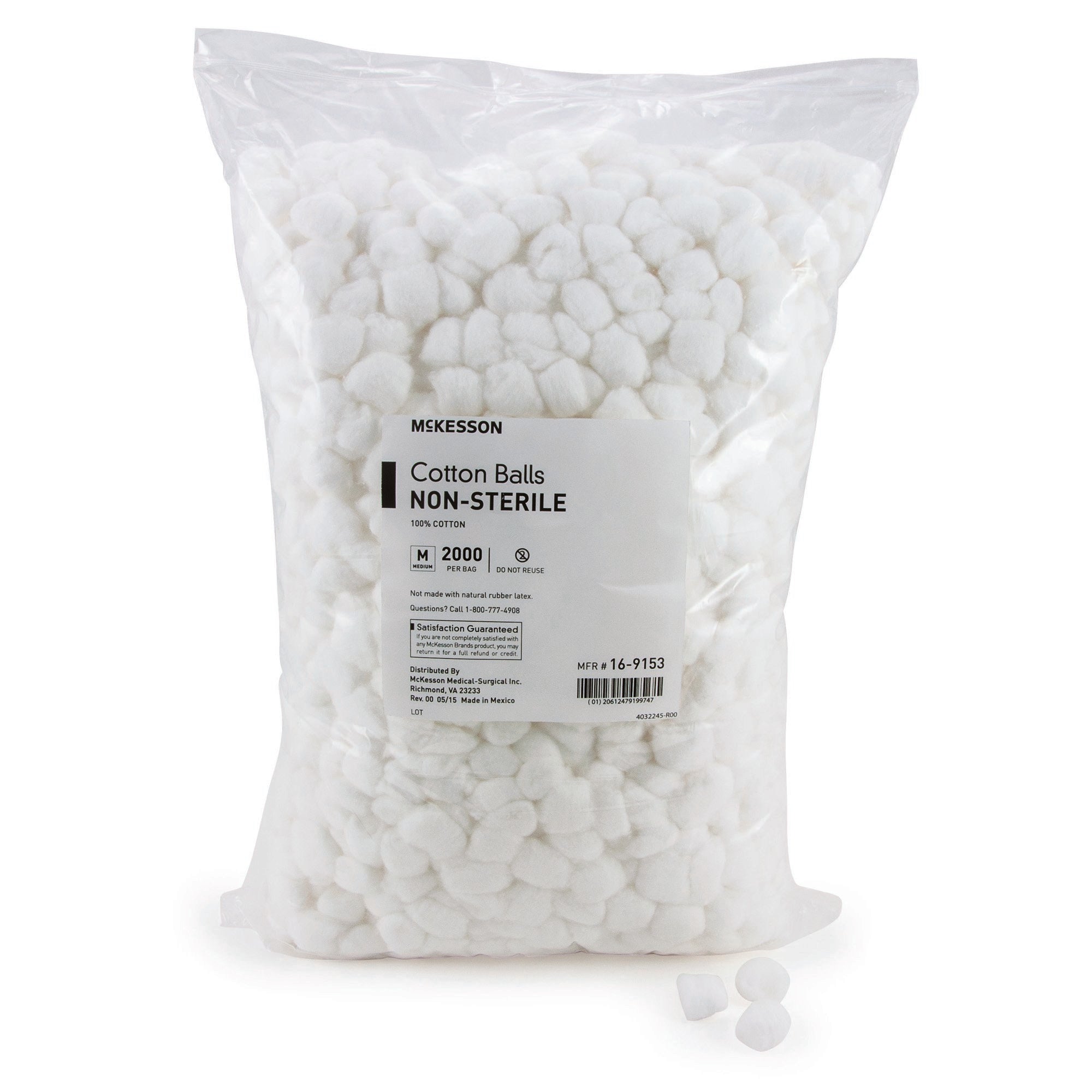 Cotton Ball McKesson Medium NonSterile, Packaging Type- Case