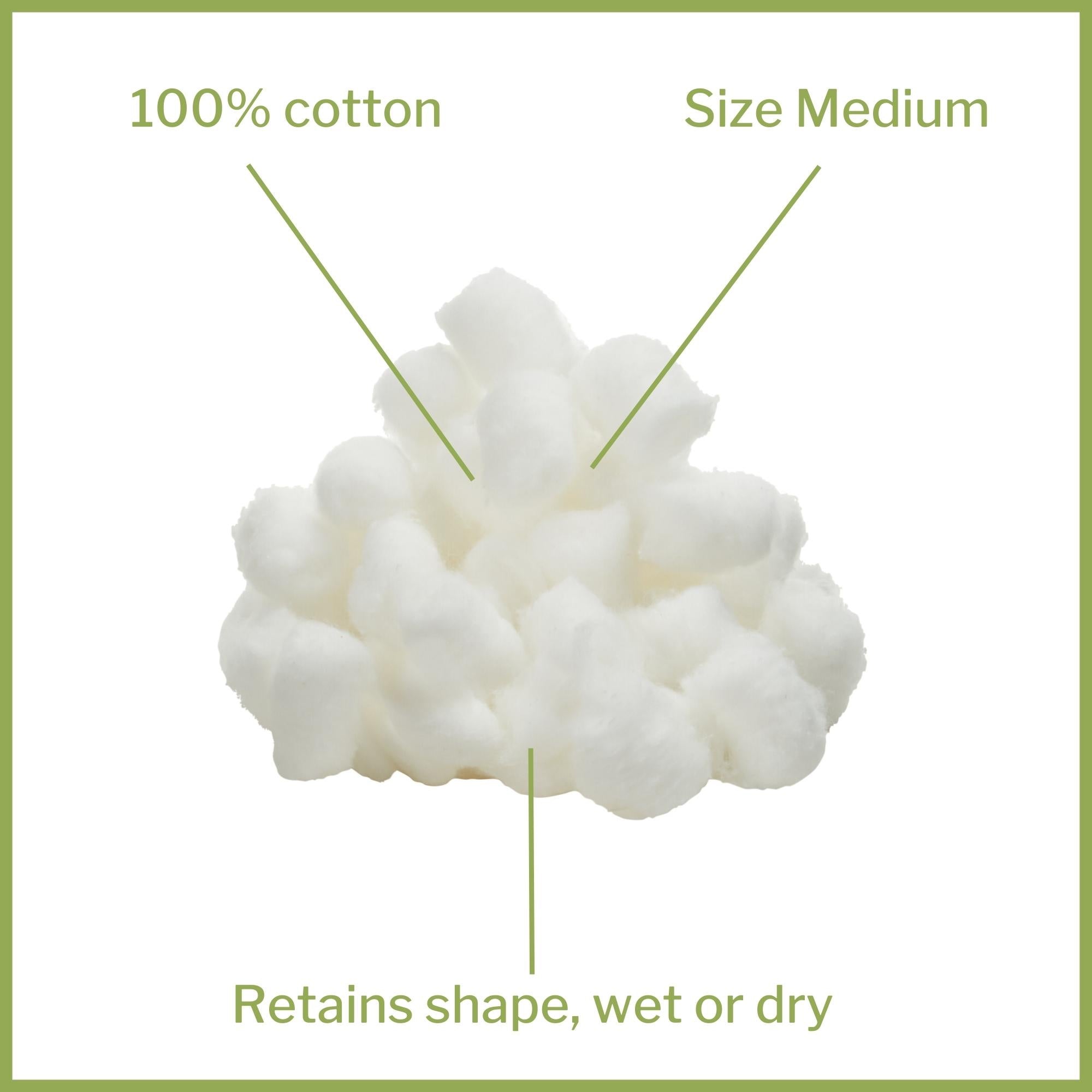 Cotton Ball McKesson Medium NonSterile, Packaging Type- Case