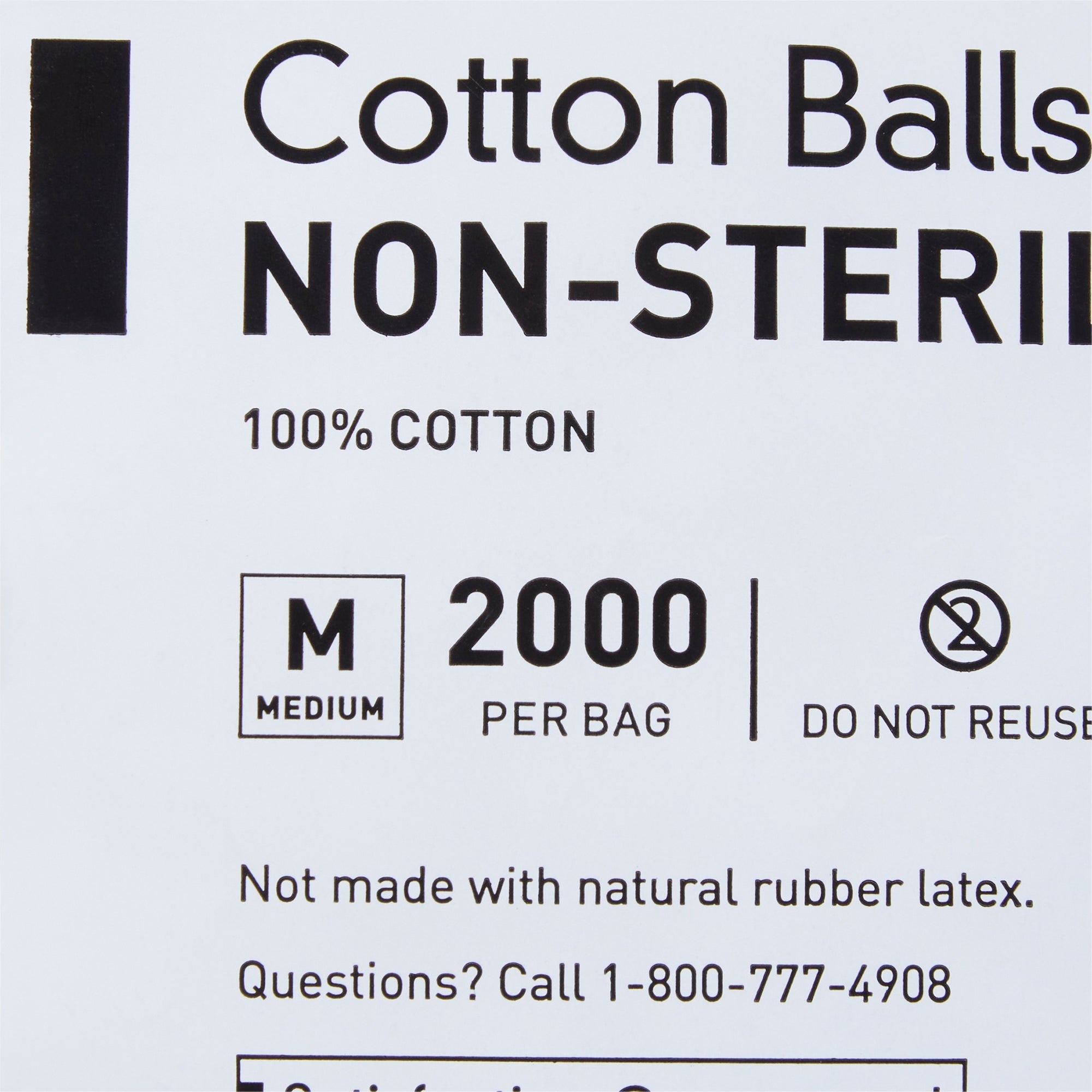 Cotton Ball McKesson Medium NonSterile, Packaging Type- Case