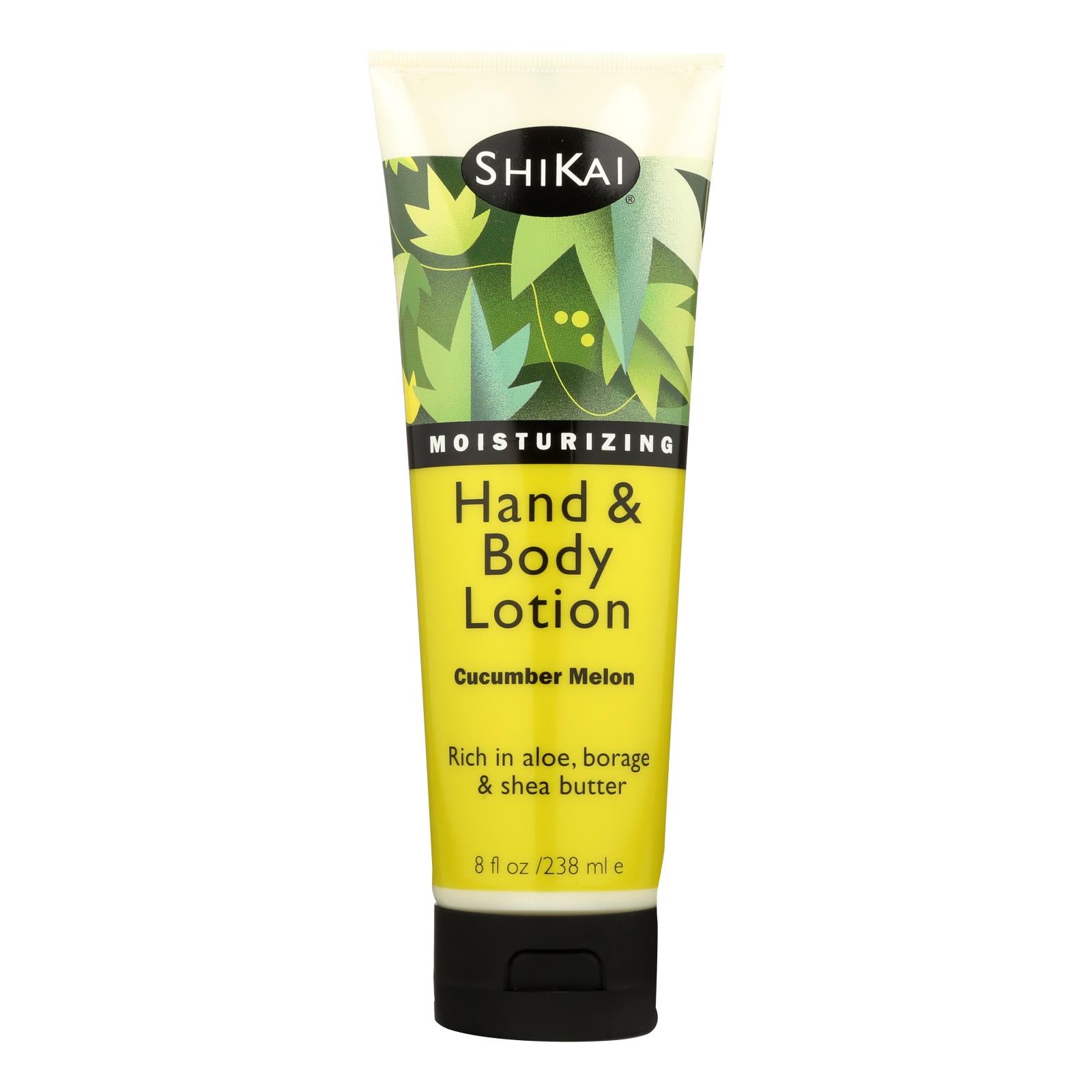 Shikai All Natural Hand And Body Lotion Cucumber Melon - 8 Fl Oz