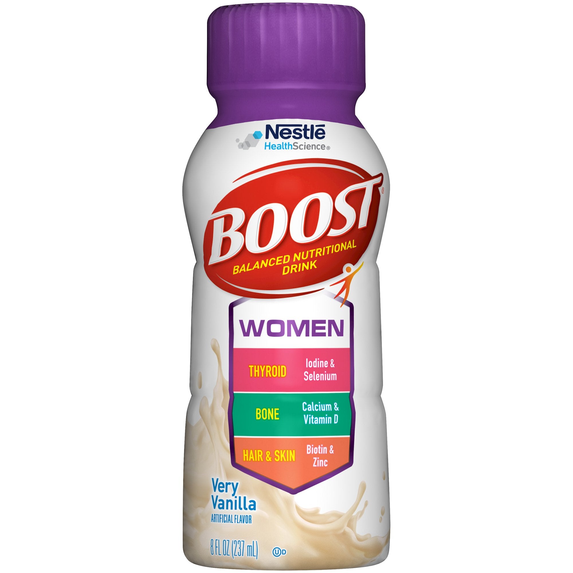 Oral Supplement Boost® Women Very Vanilla Flavor Liquid 8 oz. Bottle,  Packaging Type- Box