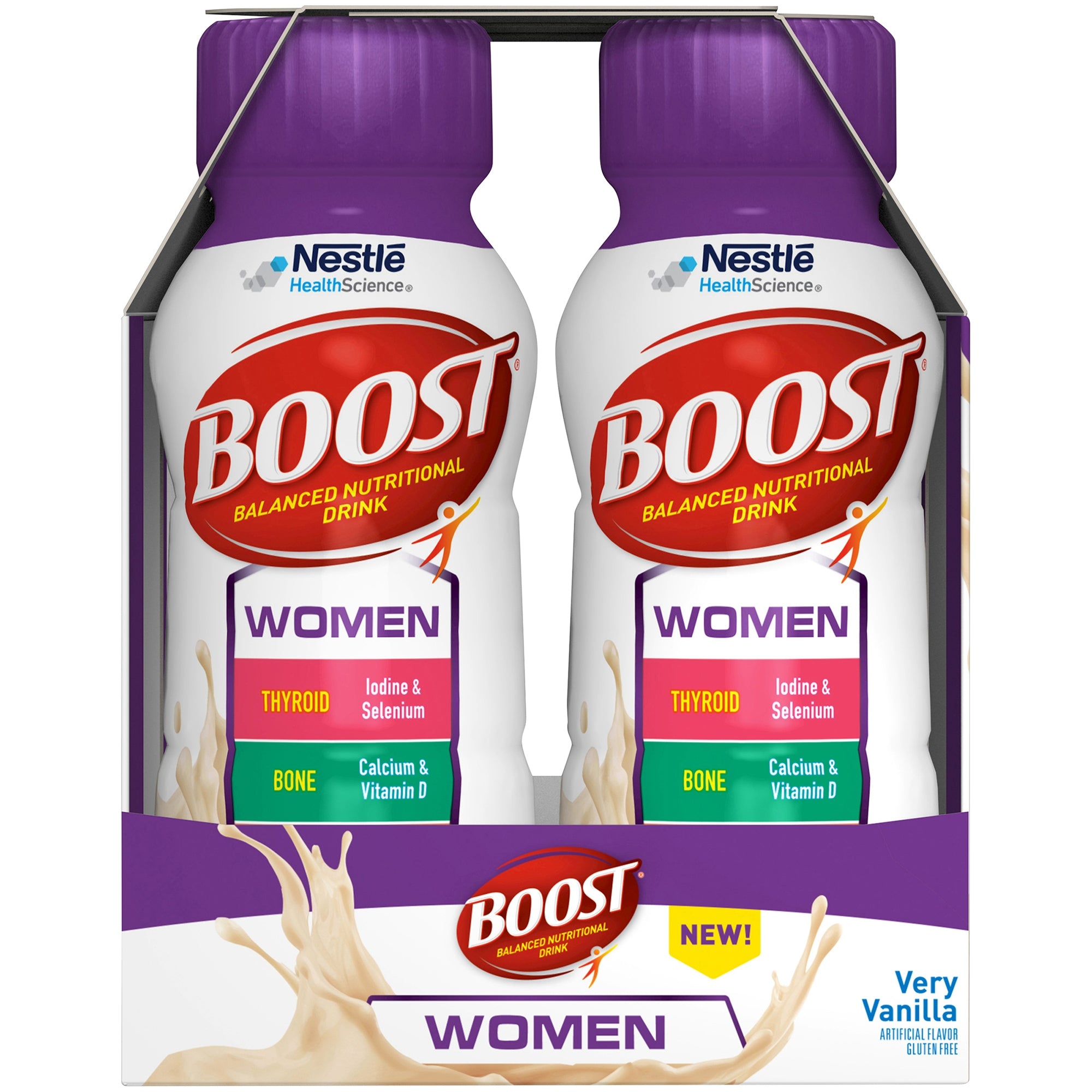 Oral Supplement Boost® Women Very Vanilla Flavor Liquid 8 oz. Bottle,  Packaging Type- Box