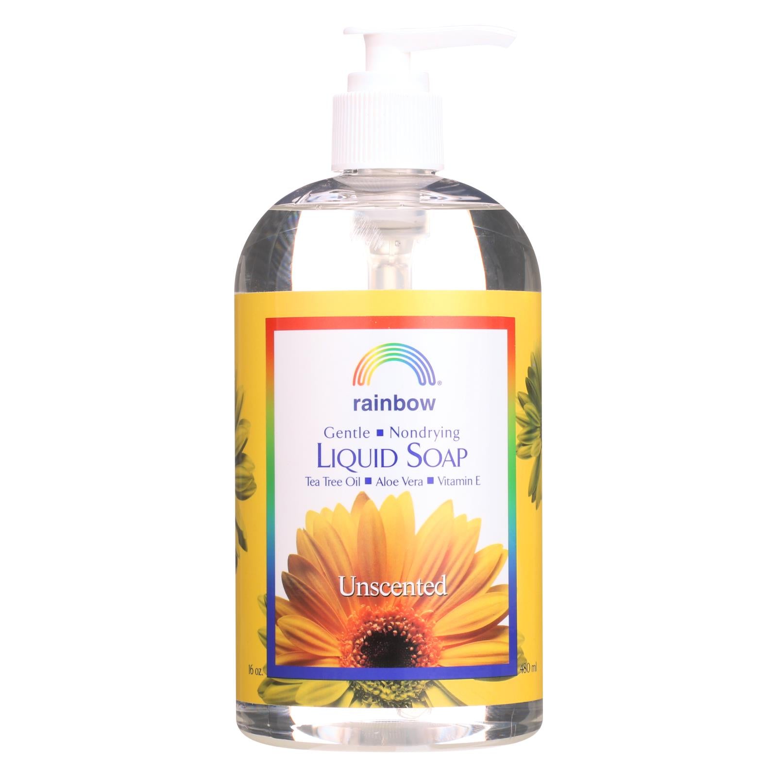 Rainbow Research Liquid Soap - Gentle Nondrying - Unscented - 16 Fl Oz