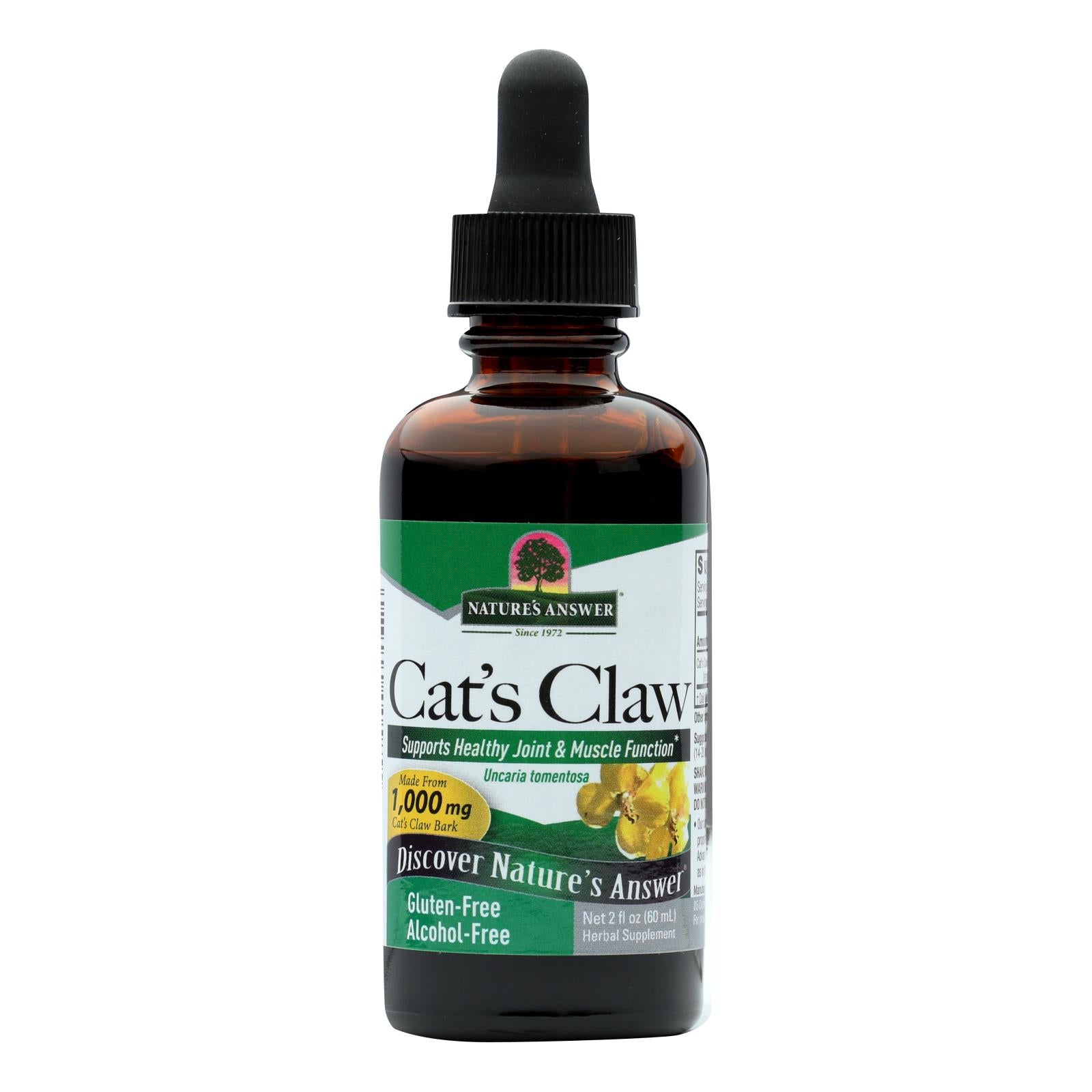 Nature's Answer - Cat's Claw Inner Bark Alcohol Free - 2 Fl Oz