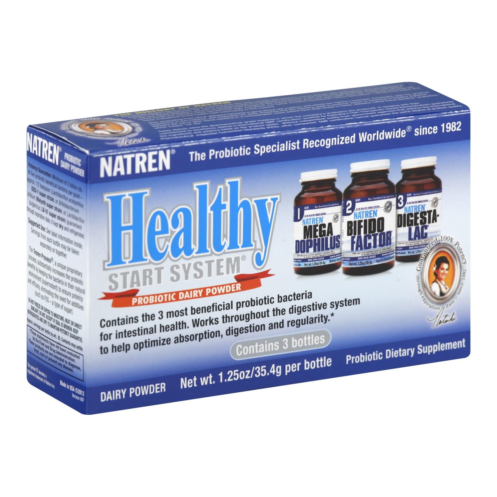 Natren Healthy Start System With Dairy - 1 Pack