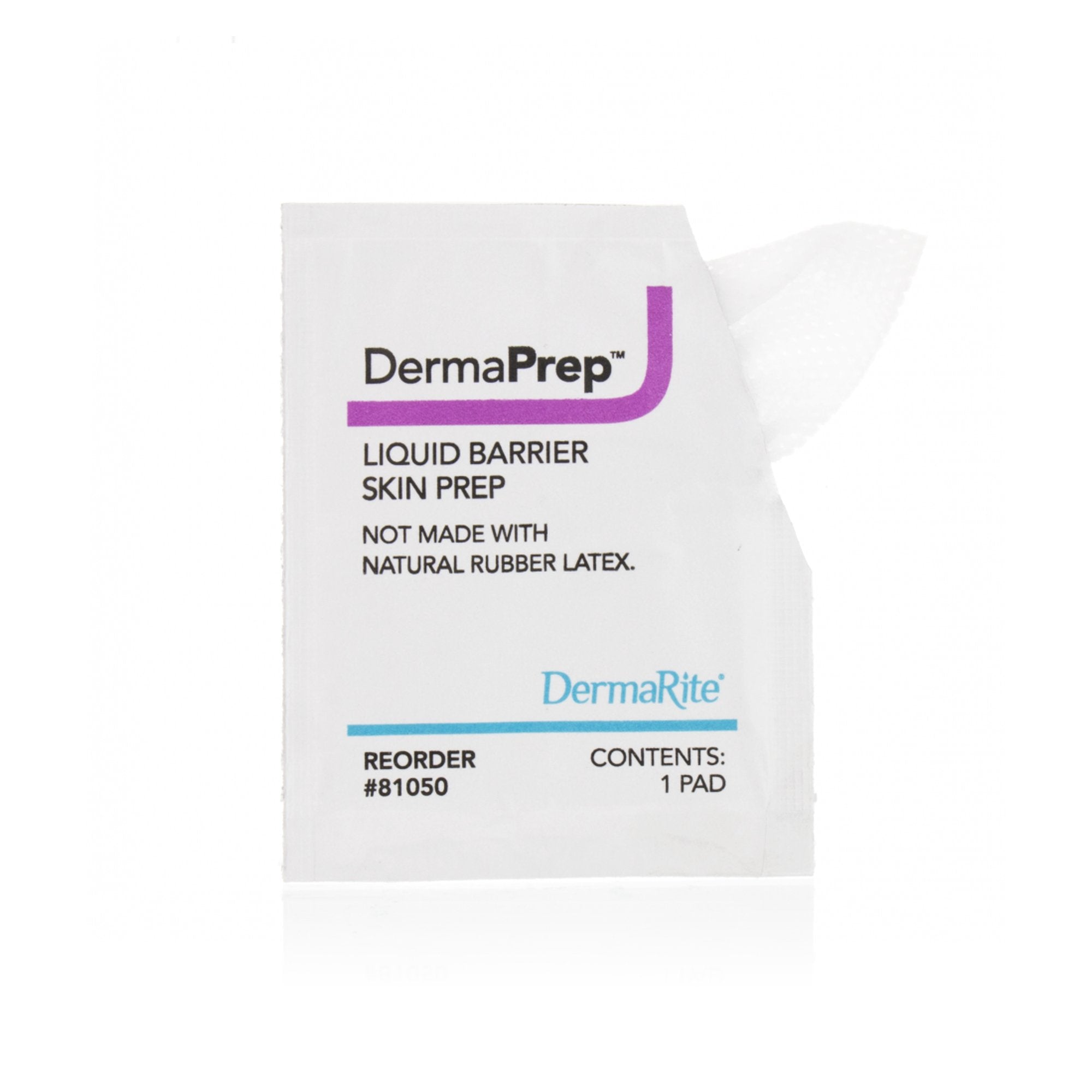 Skin Barrier Wipe DermaPrep 60% Strength Isopropyl Alcohol Individual Packet NonSterile