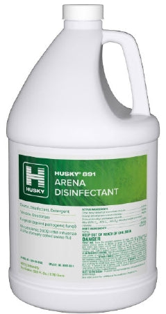 Husky® 891 Arena Surface Disinfectant Cleaner Quaternary Based Manual Pour Liquid Concentrate 1 gal. Jug Fresh Scent NonSterile