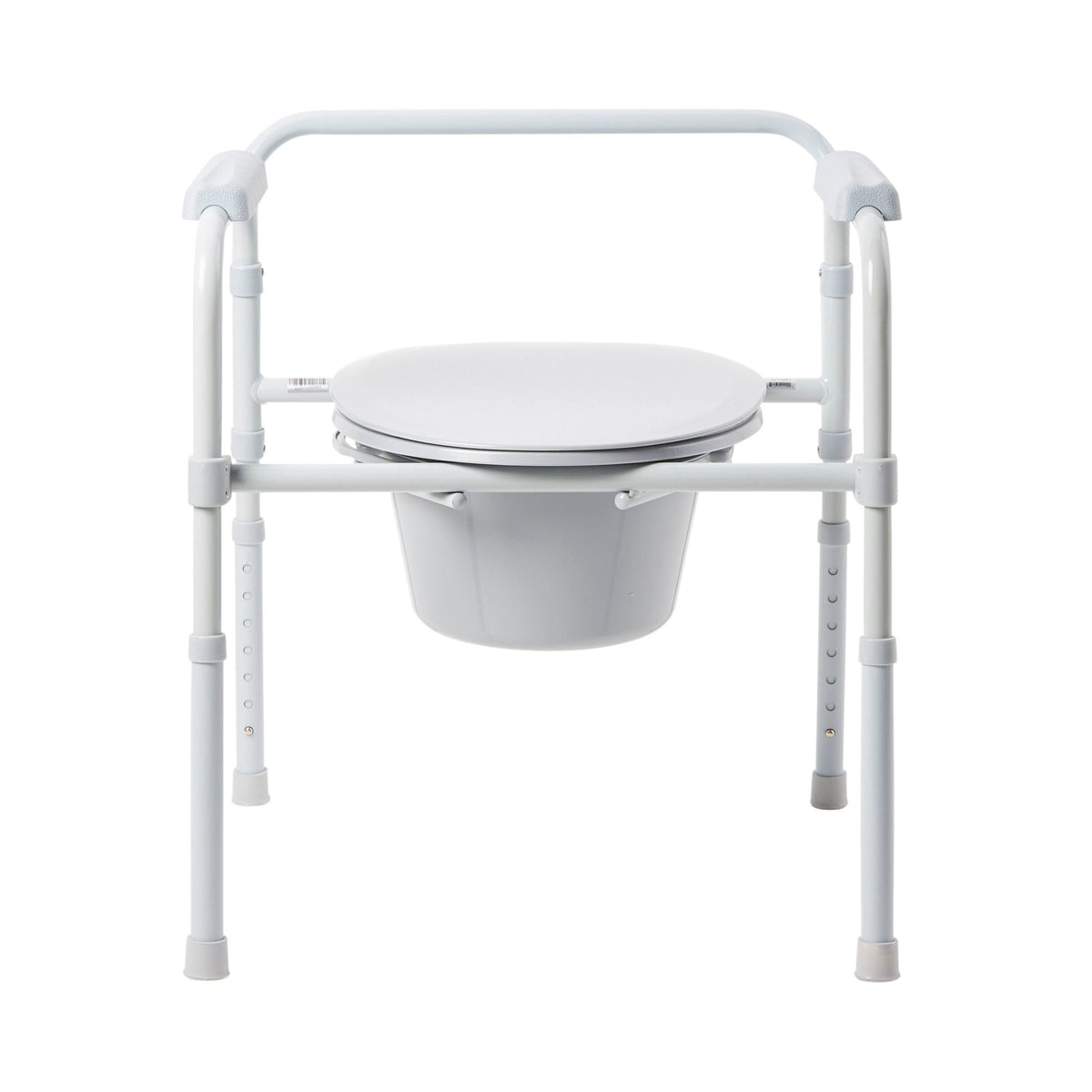 McKesson 3-in-1 Commode Chair Steel Frame 350 lbs Capacity - 13-1/4 Inch | 350lbs ·Pack: EA