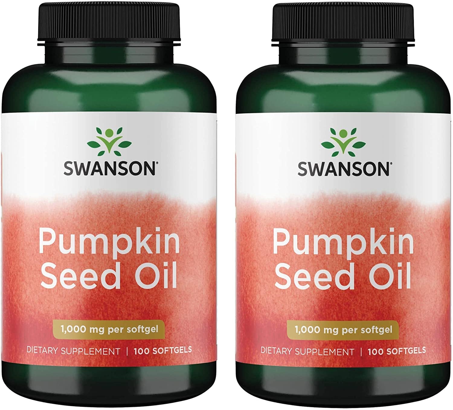 Pumpkin Seed Oil - High Bioavailable Efas - (100 Softgel Capsules, 1000Mg Each) (2 Pack)