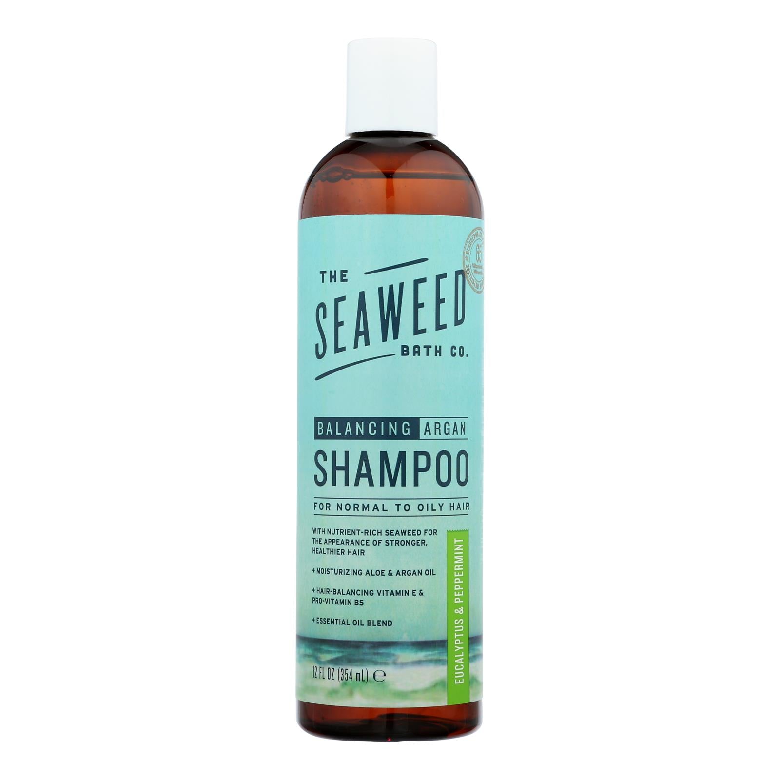 The Seaweed Bath Co Shampoo - Balancing - Eucalyptus - Pepper - 12 Fl Oz